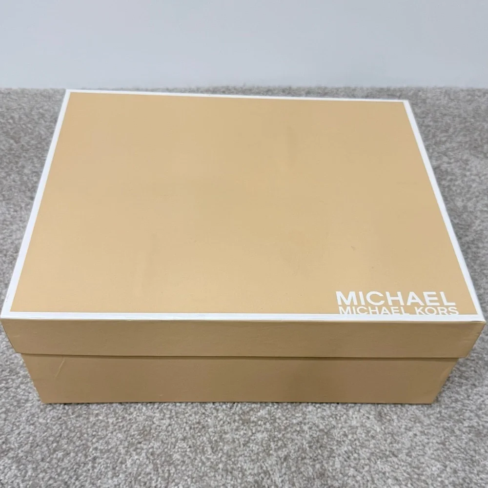 Michael Kors Josephine wedge leather platform sandals size 6.5